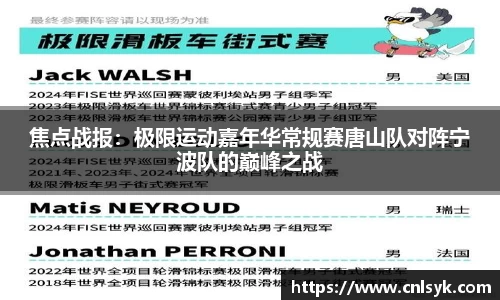 焦点战报：极限运动嘉年华常规赛唐山队对阵宁波队的巅峰之战